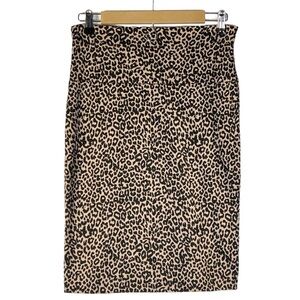 Vintage Leopard cheetah print pencil skirt size medium/ large